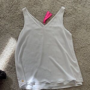 Elegant White Sleeveless Top